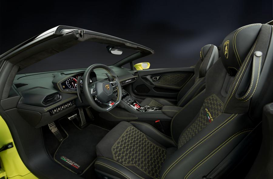 Интерьер Lamborghini Huracan RWD Spyder (LB724) 2016 года  (WW) (фото 7 из 8)